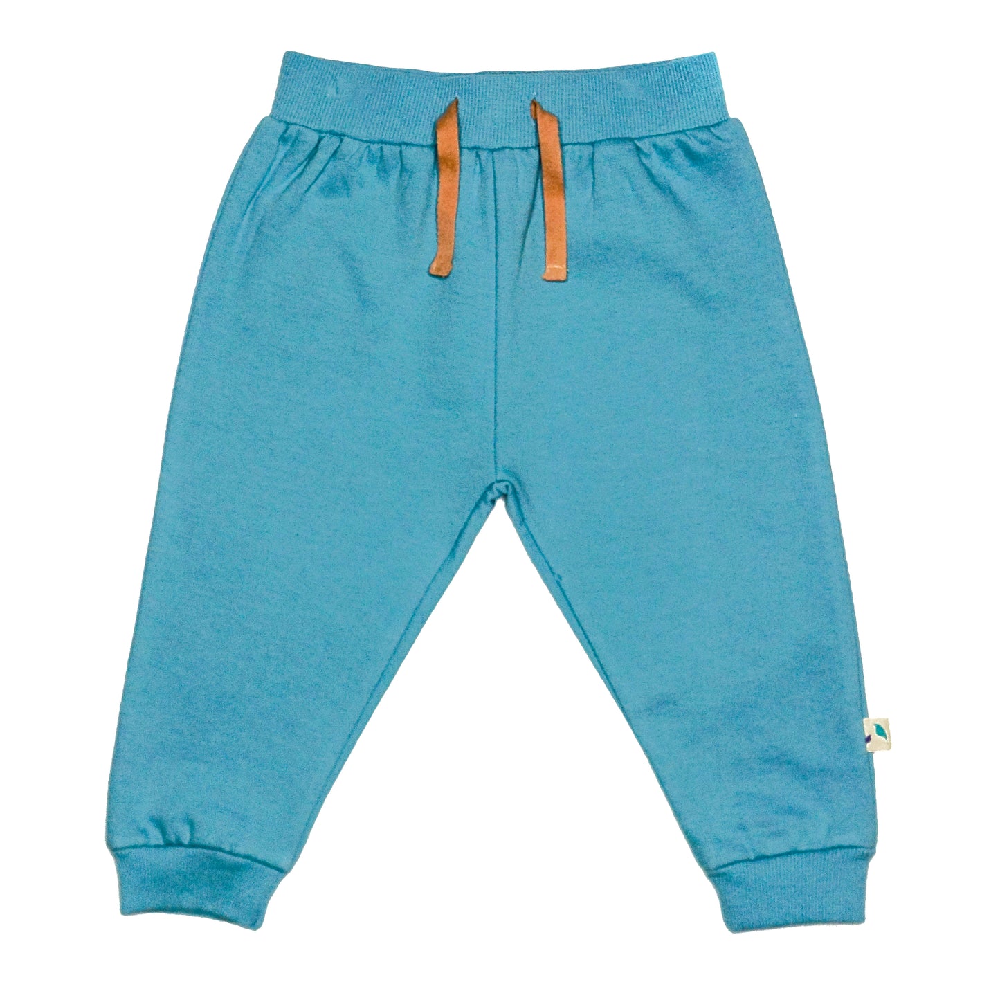 Pure Organic Cotton Blue Jersey with Pocket Joggers